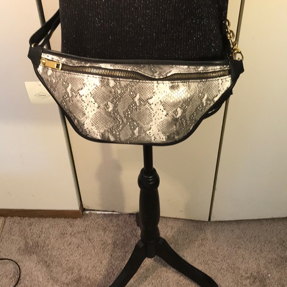 Fossil Bags Nwt Fossil Belt Bag Python Print Poshmark